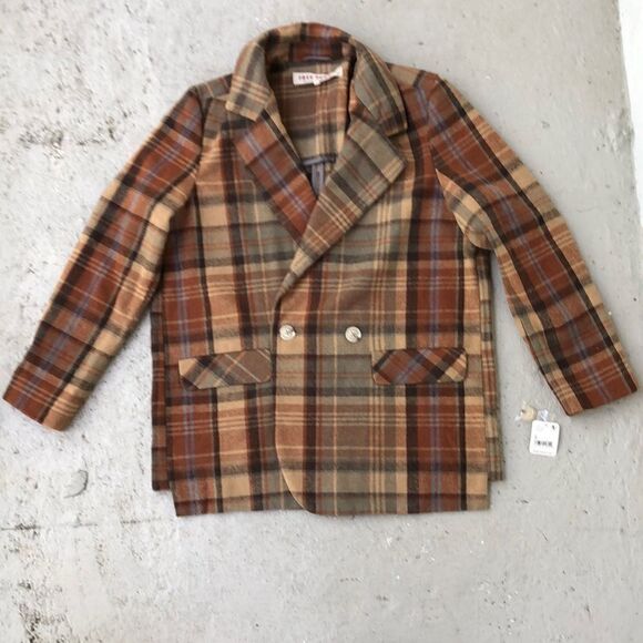 Free people plaid jacket - Picture 1 of 7